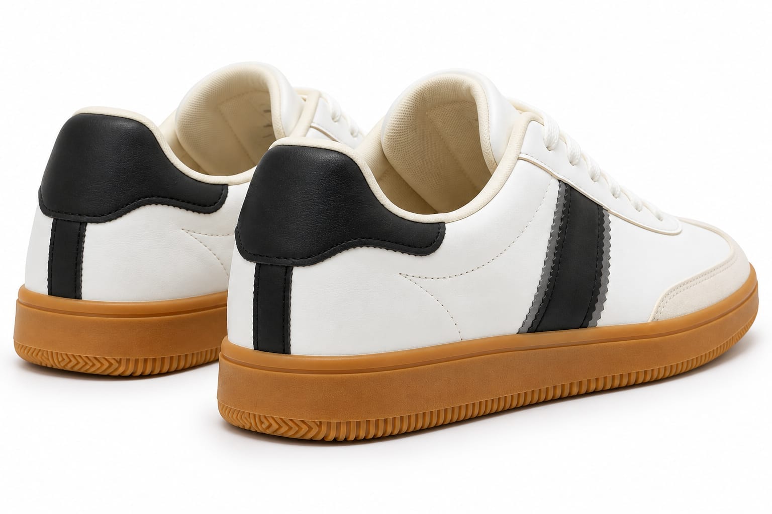 Unbranded Retro Stripe Gum-Sole Sneakers