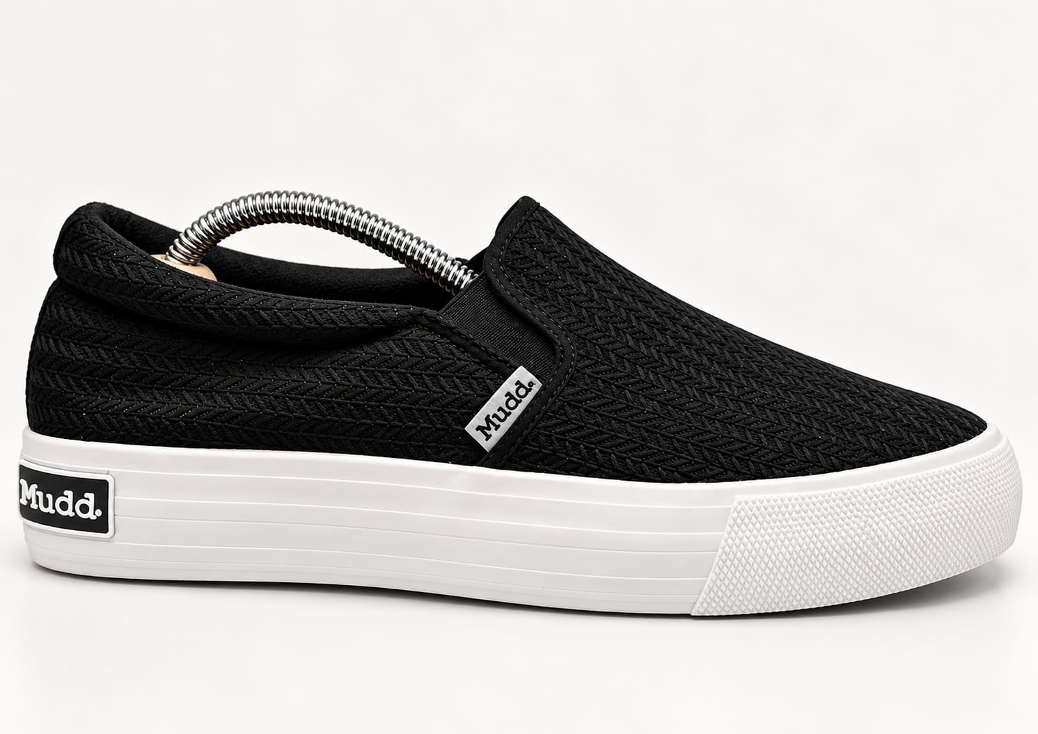 Mudd Knit Platform Slip-On Sneakers detail